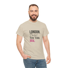 City Life Unisex Tee: London, Paris, New York Deal - Travel Shirt, Fashion Apparel, Gift for Travelers, Urban Outfit, Streetwear