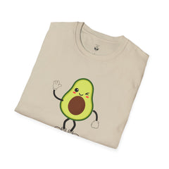Cute Avocado Tee, Fun T-Shirt for Foodies, Gift for Friends, Cute Apparel, Casual Wear, Summer Outfit