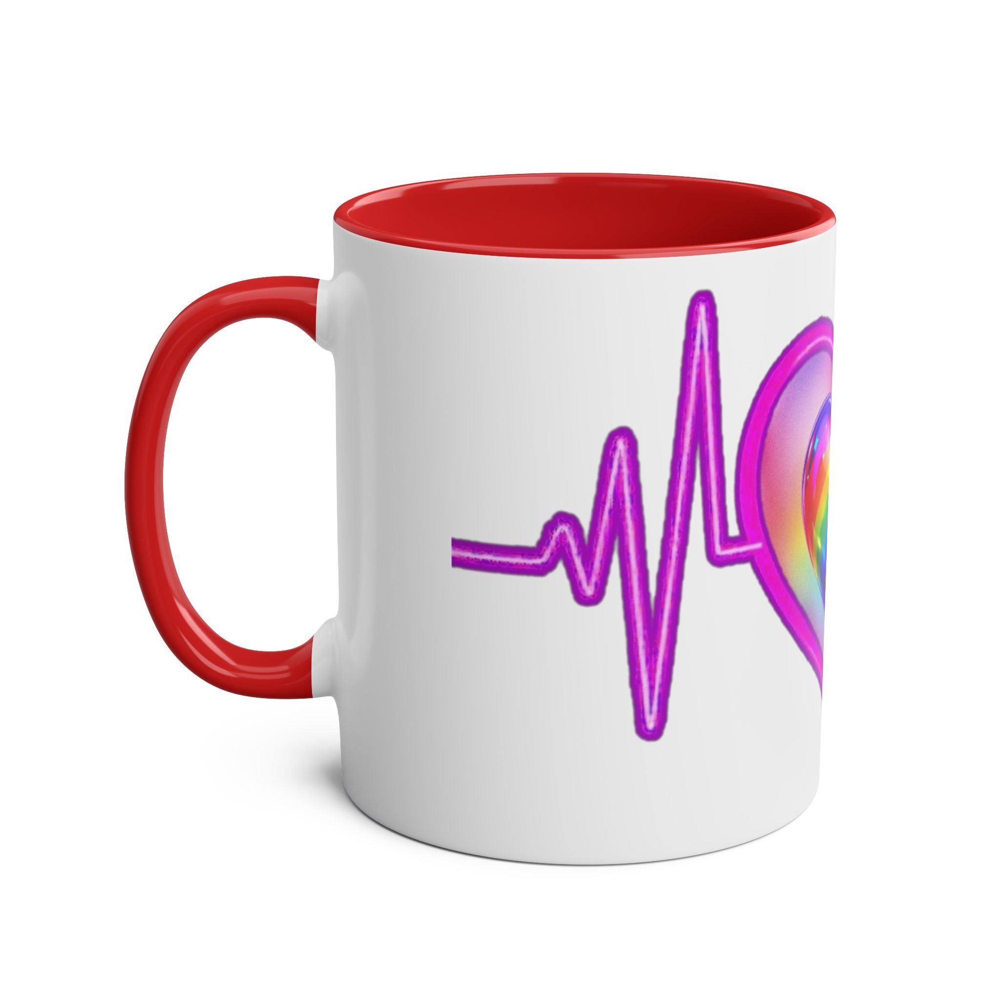Vibrant Heartbeat Coffee Mug, Rainbow Heart Mug, Colorful Gift for LGBTQ+ Pride, Cute Coffee Cup for Heartfelt Moments, Artistic Mug [...]