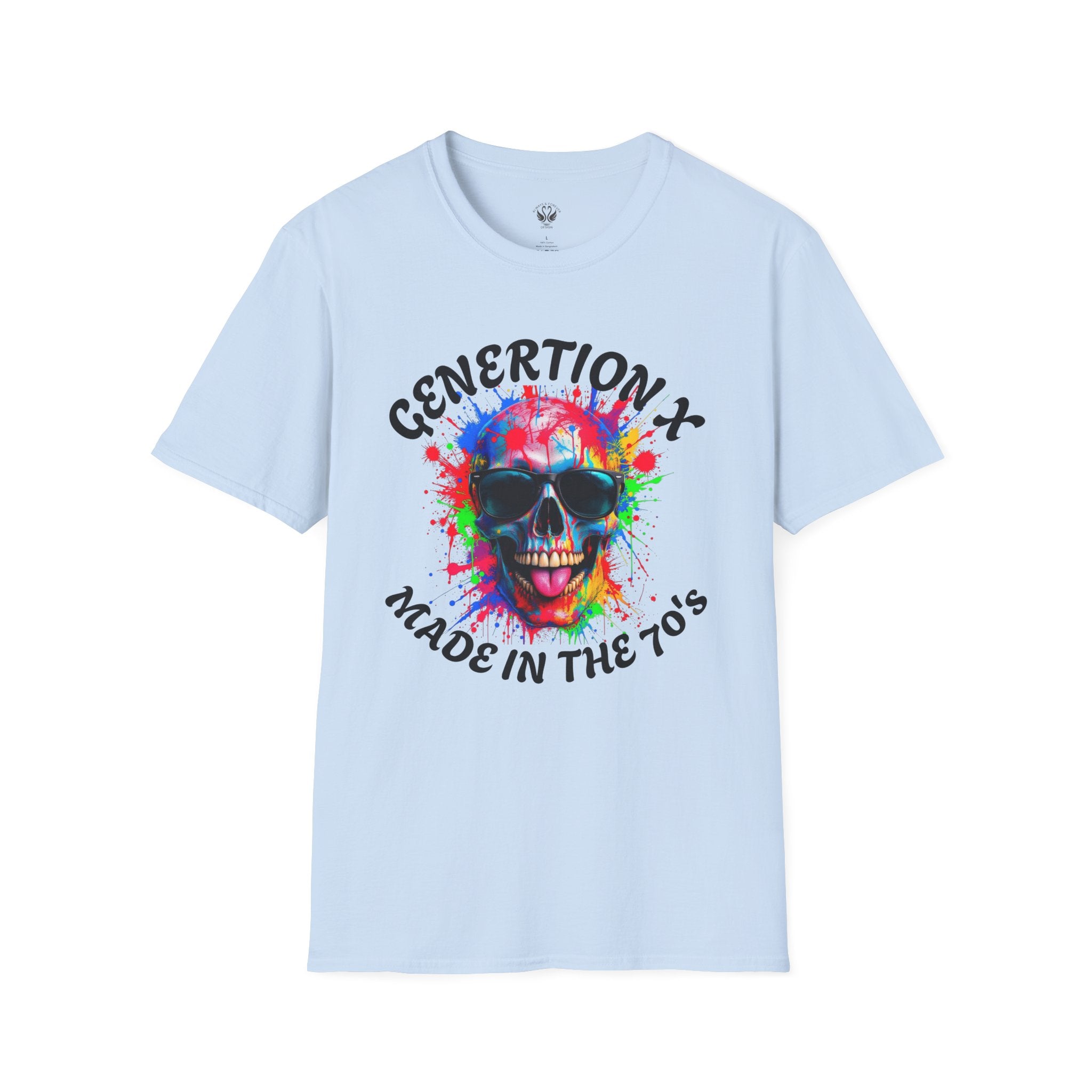 Generation X T-Shirt, Retro 70's Tee, Unisex Graphic Shirt, Vintage Style Top, Perfect for Nostalgia Lovers