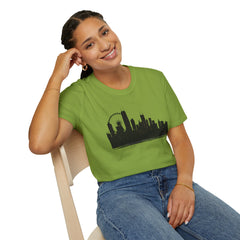Skyline Unisex T-Shirt | City Lover Tee, Urban Art Shirt, Gift for Travelers, Vibrant Summer Apparel, Graphic T-Shirt