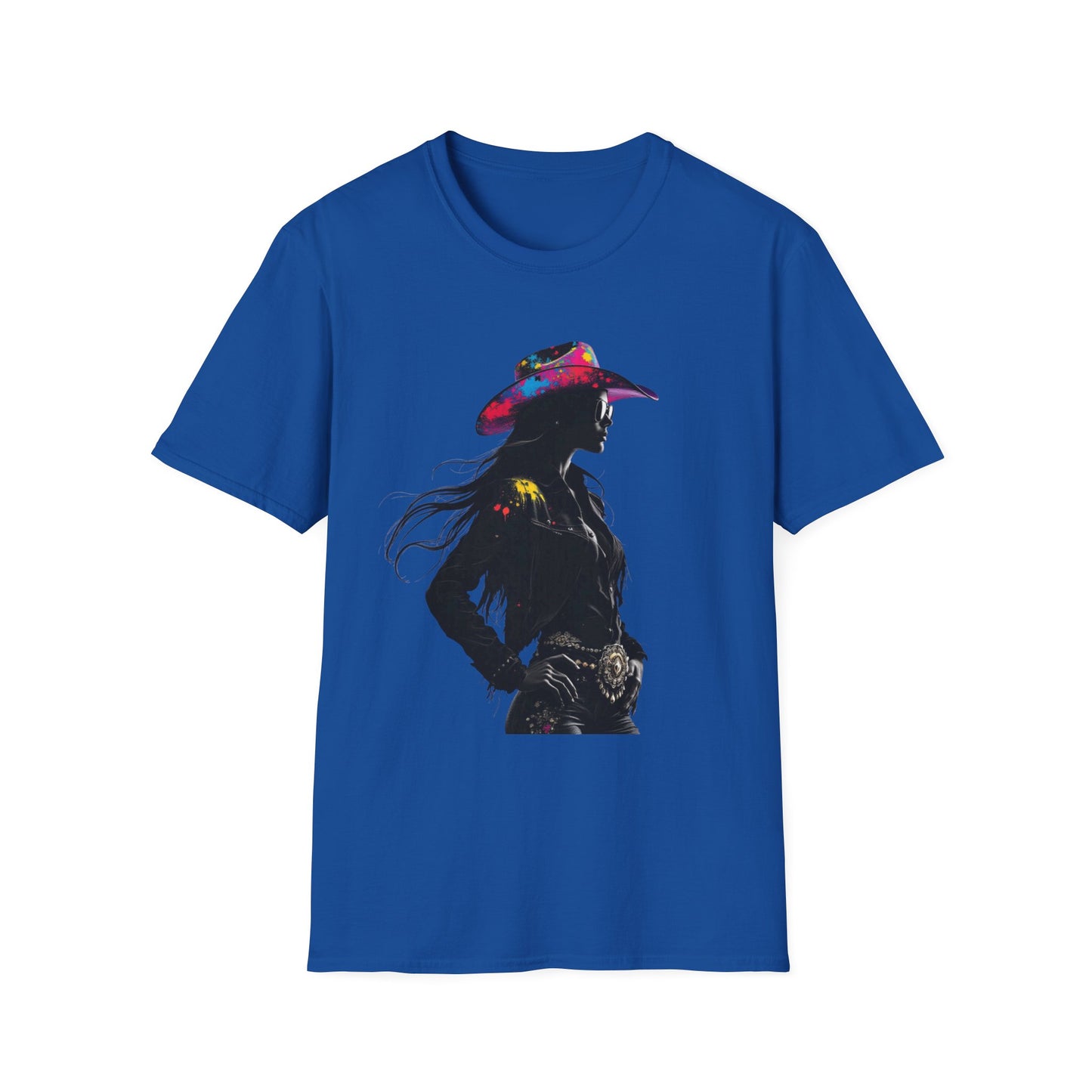 Cowgirl Vibes Unisex Softstyle T-Shirt - Trendy Western Graphic Tee