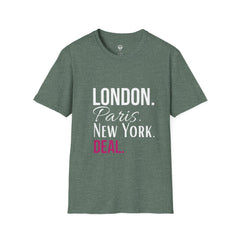 City Life Unisex T-Shirt - London, Paris, New York Deal Graphic Tee, Travel Fashion, Urban Style, Gift for Wanderlust, Streetwear