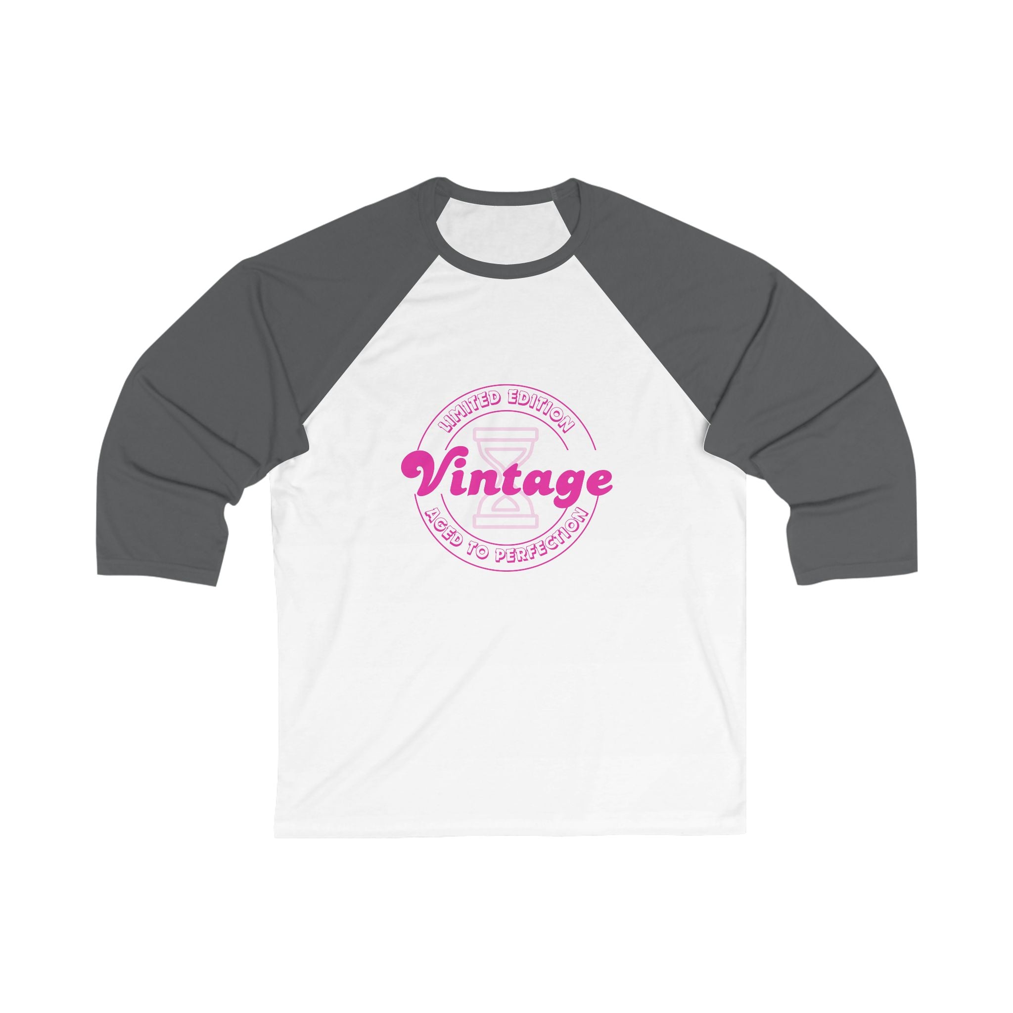 Vintage-Inspired Unisex 3/4 Sleeve Baseball Tee, Retro Baseball Shirt, Casual Vintage Top, Gift for Sports Enthusiasts, Summer Outing Tee