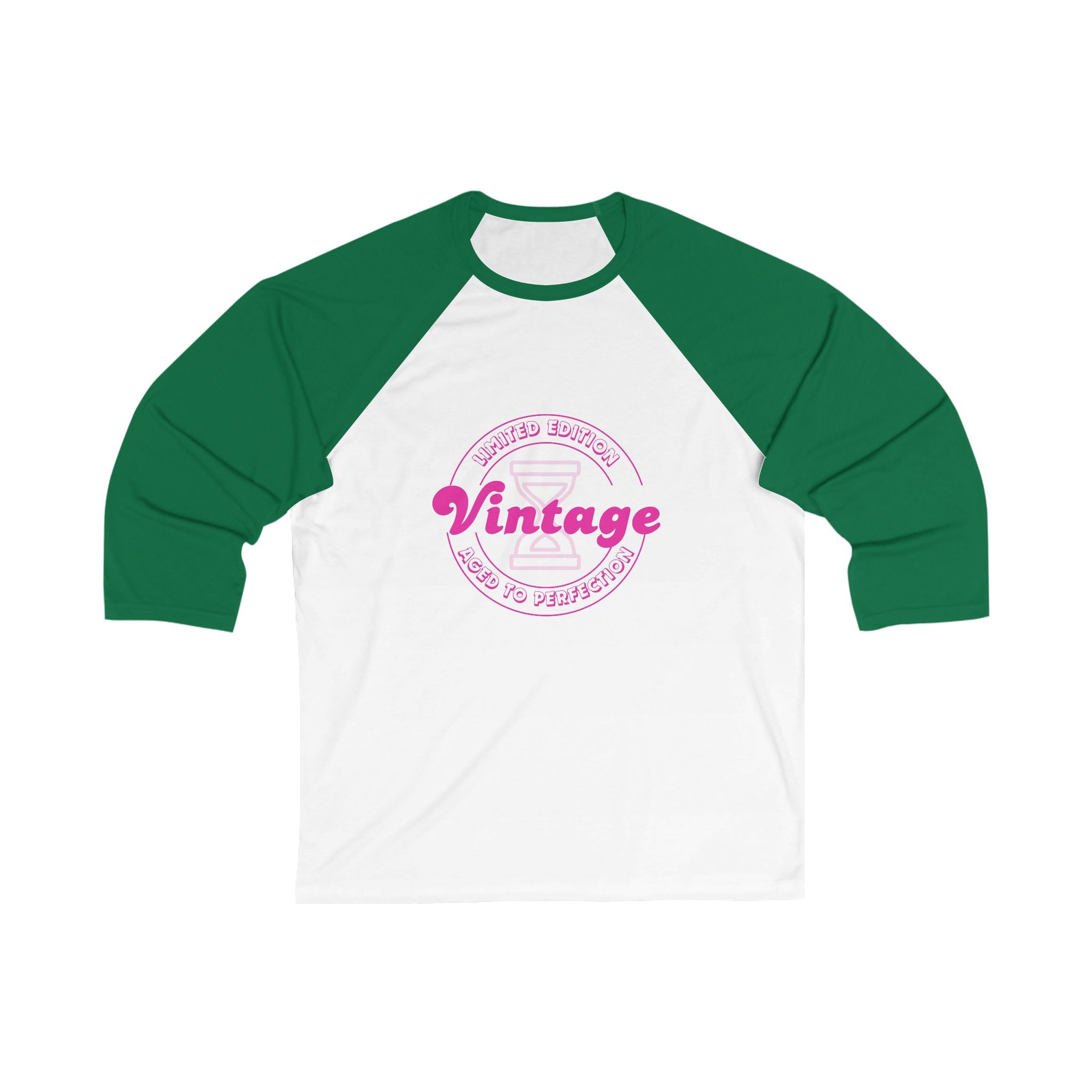 Vintage-Inspired Unisex 3/4 Sleeve Baseball Tee, Retro Baseball Shirt, Casual Vintage Top, Gift for Sports Enthusiasts, Summer Outing Tee