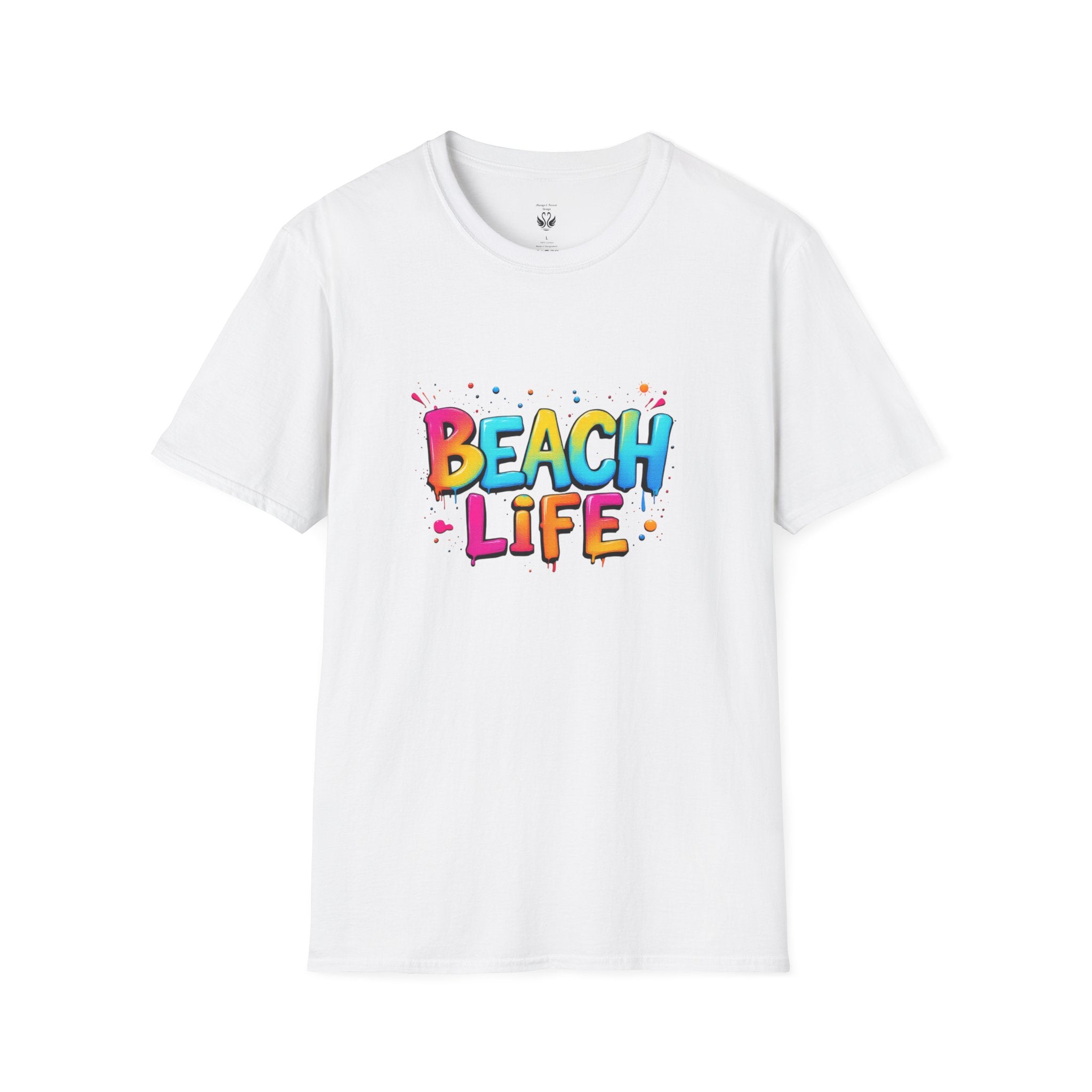 Beach Life Unisex Softstyle T-Shirt, Summer Vibes, Casual Wear, Beach Vacation, Gift for Beach Lovers