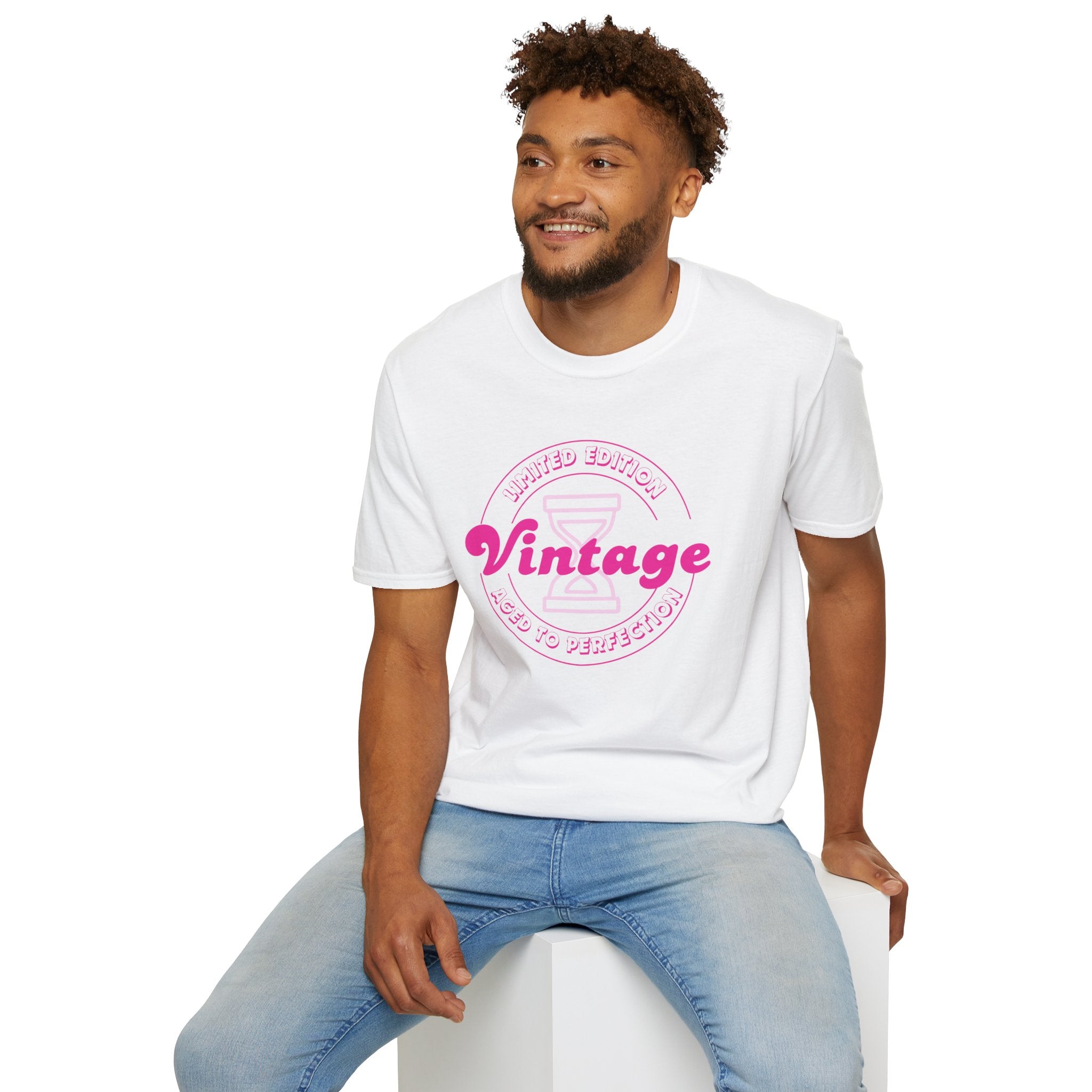 Vintage Inspired Unisex Softstyle T-Shirt - Perfect for Retro Lovers, Casual Outings, Birthdays, Anniversaries, Gift Ideas