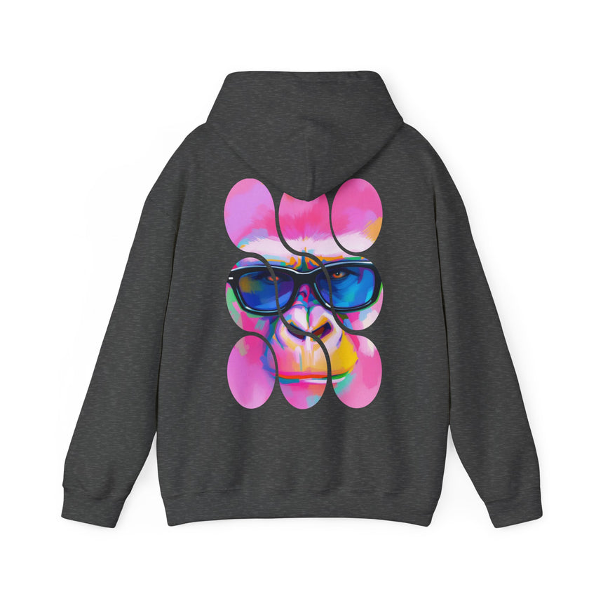 Vibrant Graphic Hoodie, Cool Streetwear Sweatshirt, Trendy Unisex Apparel, Fun Gift for Art Lovers, Casual Everyday Wear