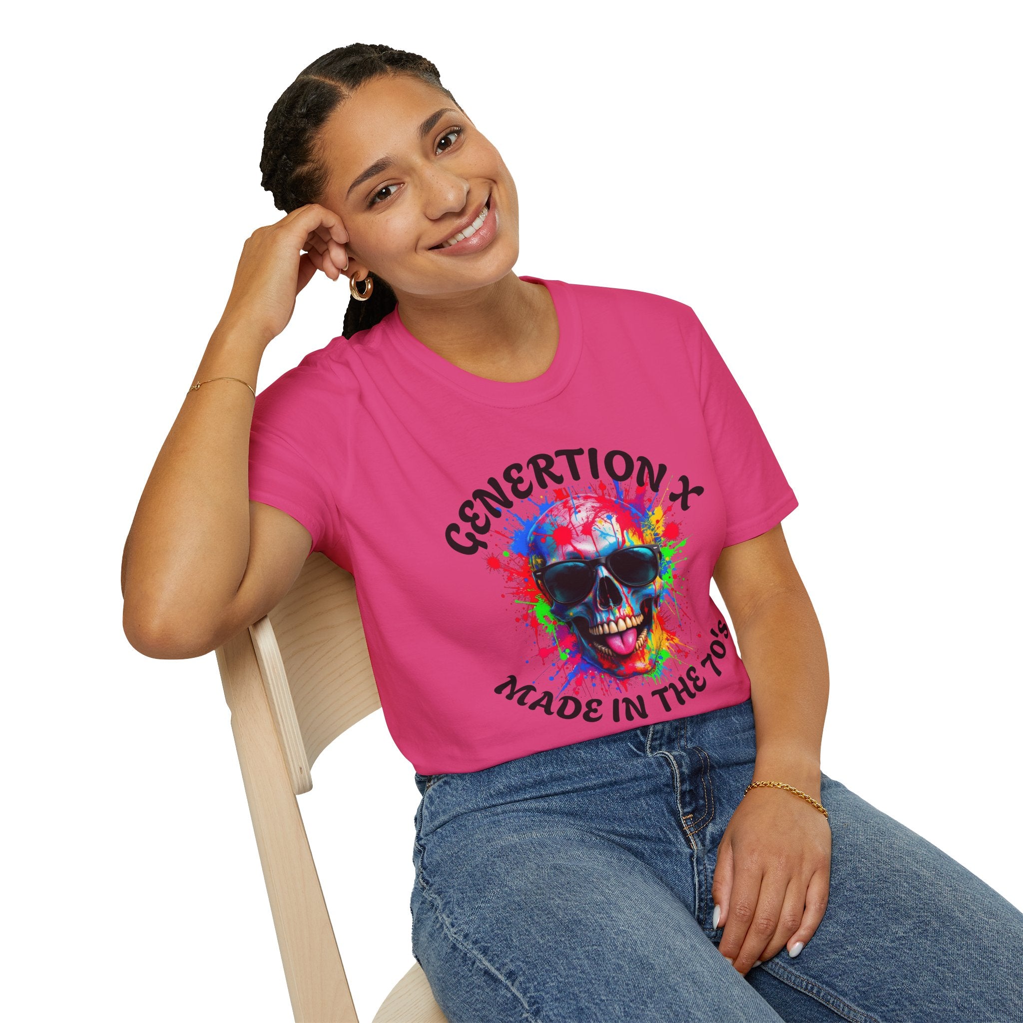 Generation X T-Shirt, Retro 70's Tee, Unisex Graphic Shirt, Vintage Style Top, Perfect for Nostalgia Lovers