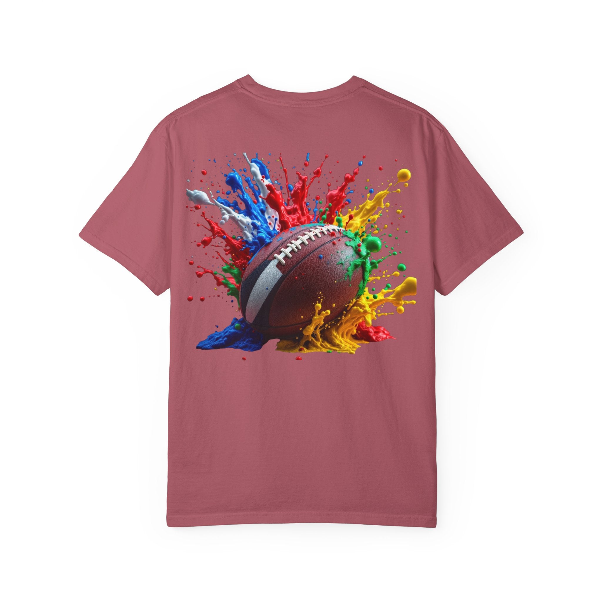 Rugby Ball Graphic T-Shirt, Unisex Vintage Tee, Perfect for Festivals, Beach Days, and Casual Wear, Gift for Sun Lovers