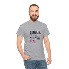 City Life Unisex Tee: London, Paris, New York Deal - Travel Shirt, Fashion Apparel, Gift for Travelers, Urban Outfit, Streetwear