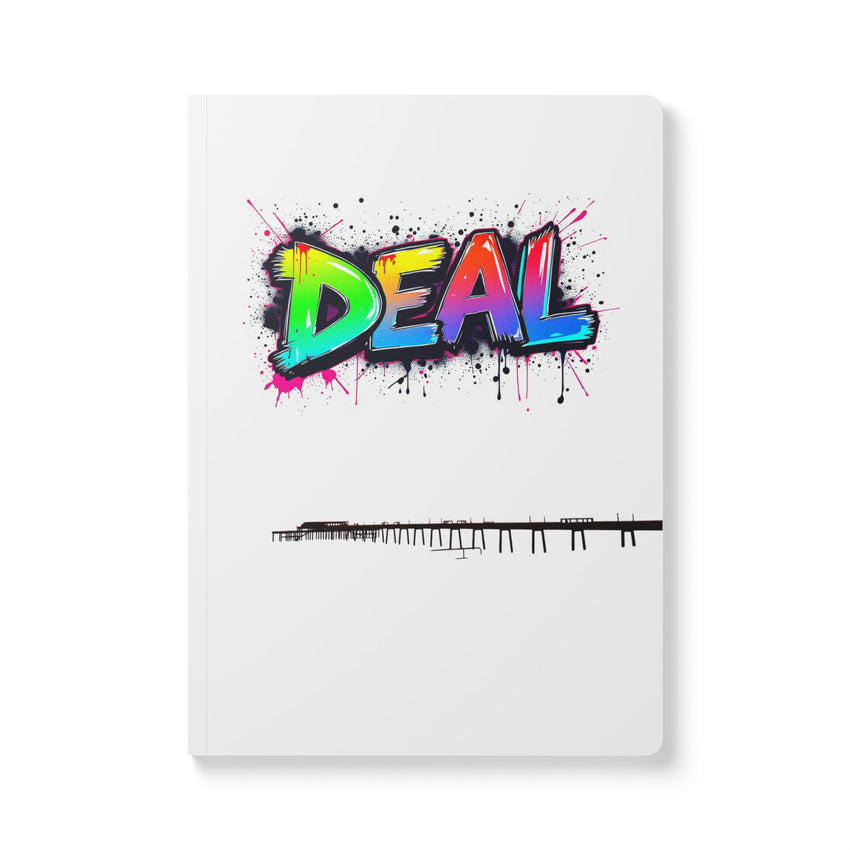 Colorful 'DEAL' Softcover Journal for Creative Minds