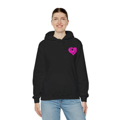 Cozy Love Heart Hoodie | Unisex Sweatshirt for Valentine's Day, Gift for Her, Celebrations, Casual Wear, Anniversary