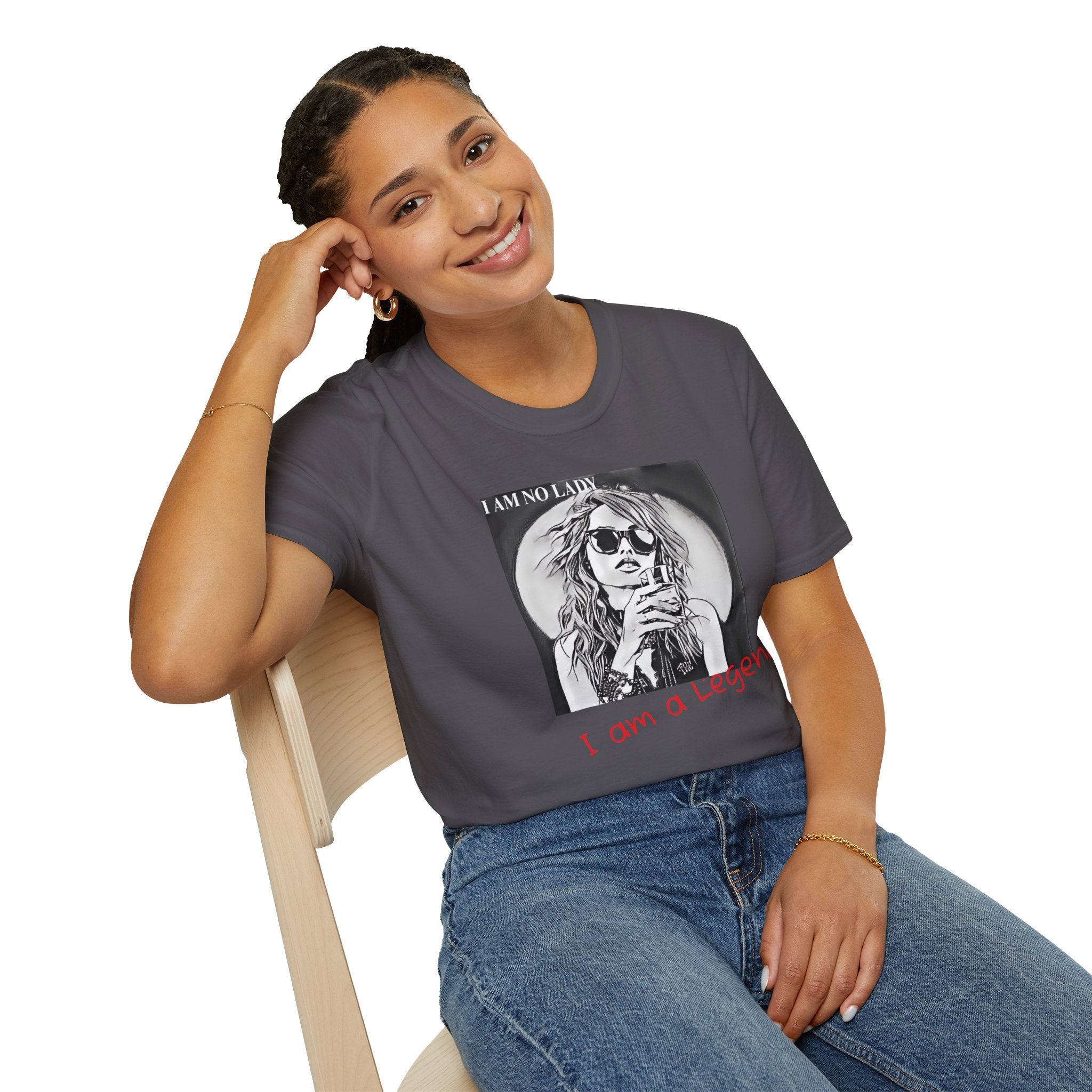 Legendary Attitude T-Shirt, Casual Graphic Tee, Statement Shirt, Gift for Fans, Trendy Unisex Wear