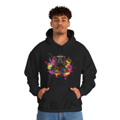 Colorful Artistic Sweatshirt, Unisex Hoodie, Vibrant Design Hoodie, Cozy Pullover, Perfect Gift for Art Lovers