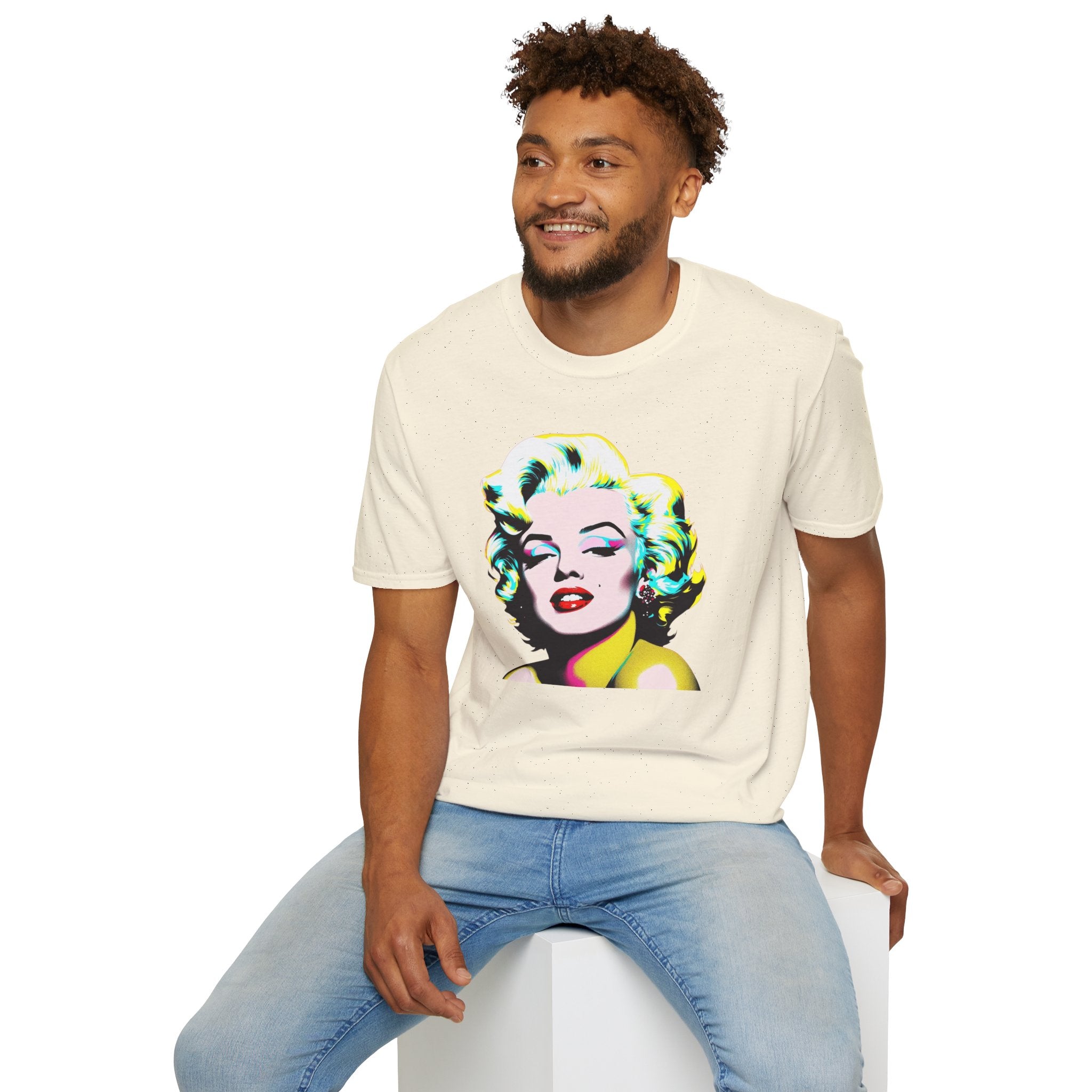 Pop Art Marilyn Monroe Unisex T-Shirt, Retro Tee, Vintage Style Shirt, Gift for Her, 90s Nostalgia Fashion