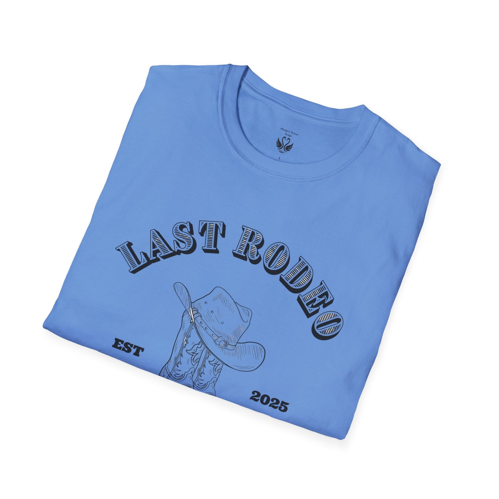 Last Rodeo Unisex Softstyle T-Shirt, Vintage Western Tee, Country Music Shirt, Nashville Souvenir, Festival Apparel
