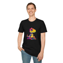 Cute Dinosaur T-Shirt, Fun Graphic Tee, Kids Birthday Gift, Dino Lover Apparel, Unisex Casual Wear