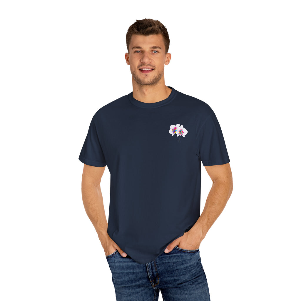 Flower  Unisex Party T-Shirt - Bright & Fun Graphic Tee for Celebrations, Summer Events, Festivals, Birthdays, Casual Wear
