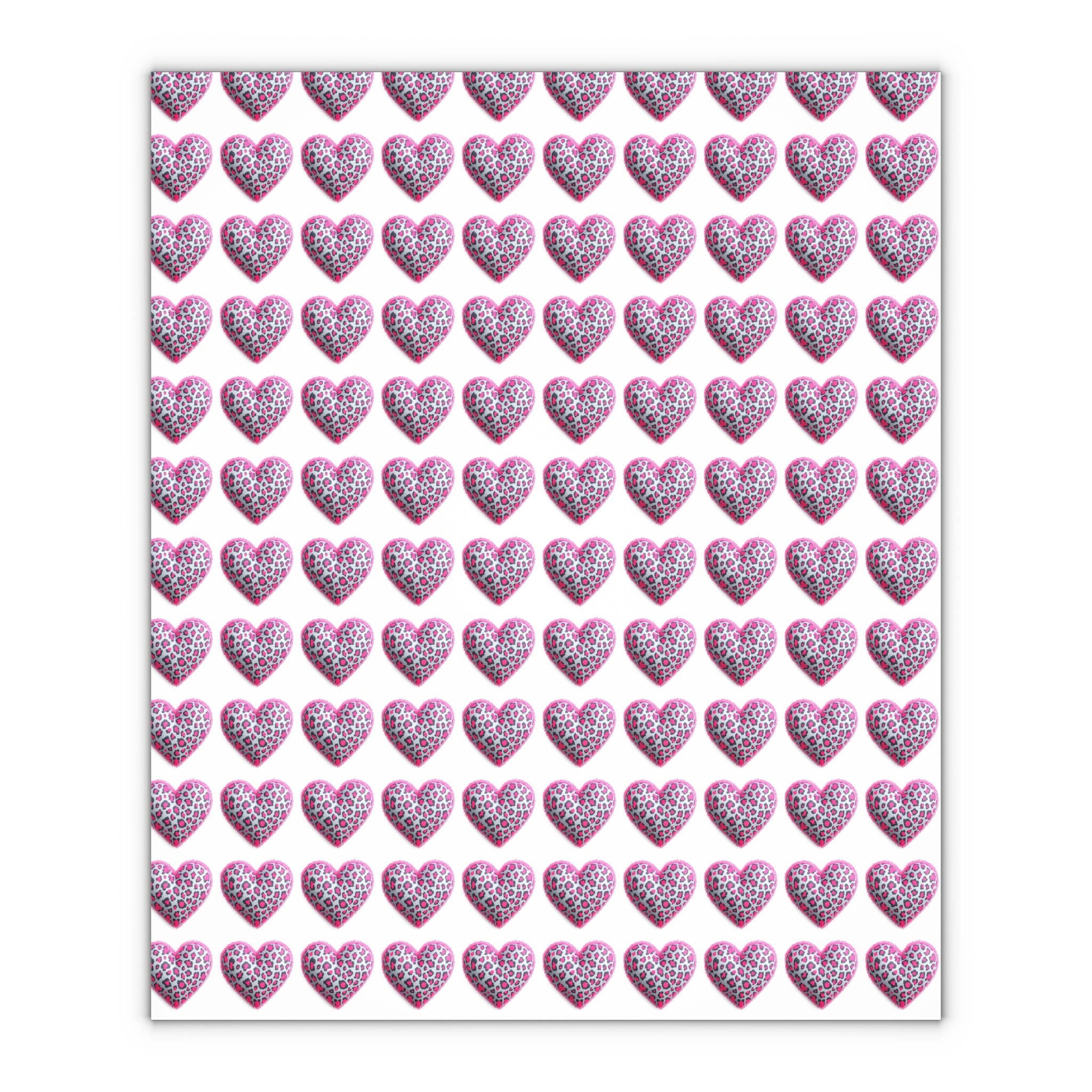 Heart Pattern Gift Wrapping Paper Sheets - Perfect for Valentine's Day, Birthdays, Anniversaries, Celebrations, and Special Occasions