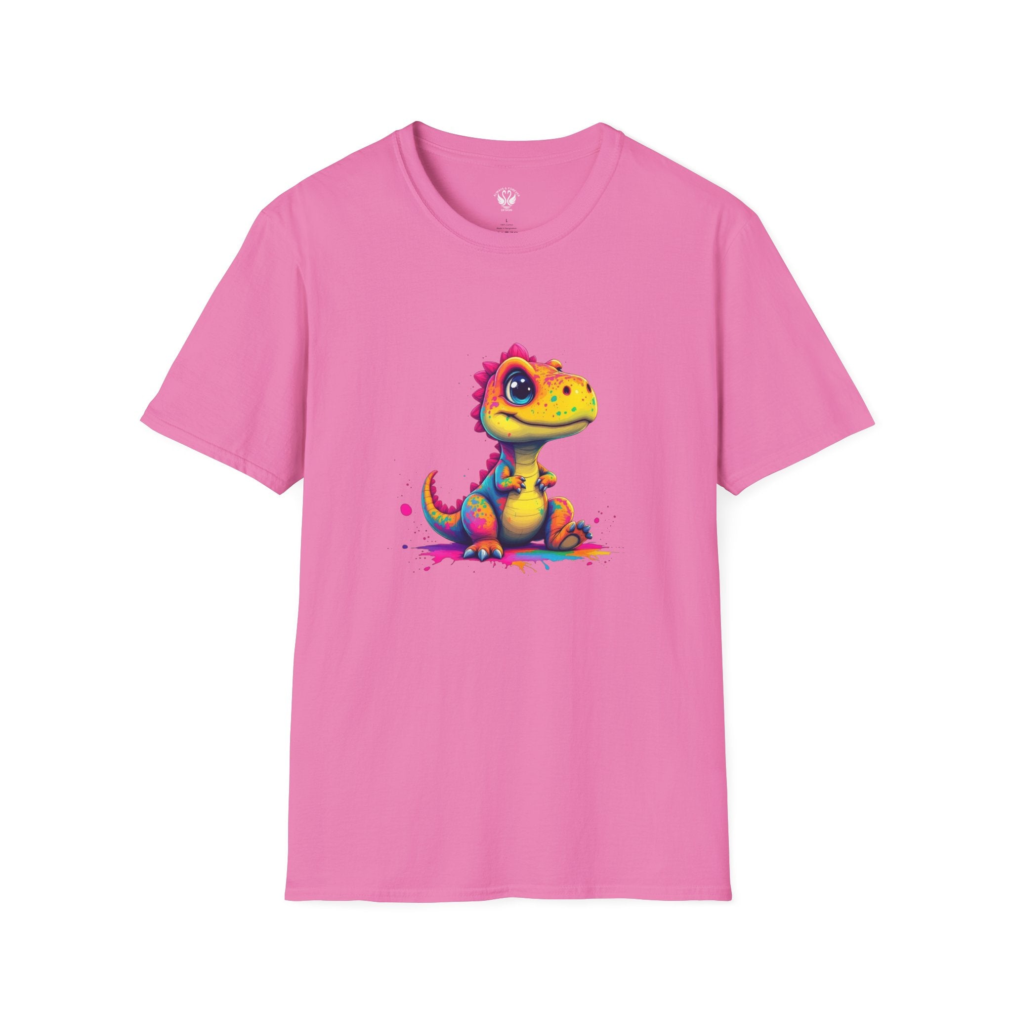 Cute Dinosaur T-Shirt, Fun Graphic Tee, Kids Birthday Gift, Dino Lover Apparel, Unisex Casual Wear