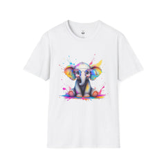 Cute Elephant Graphic T-Shirt, Fun Animal Tee, Gift for Animal Lovers, Casual Wear, Birthday, Eco-Friendly Cotton