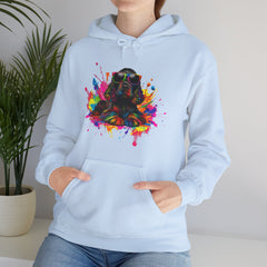 Colorful Artistic Sweatshirt, Unisex Hoodie, Vibrant Design Hoodie, Cozy Pullover, Perfect Gift for Art Lovers