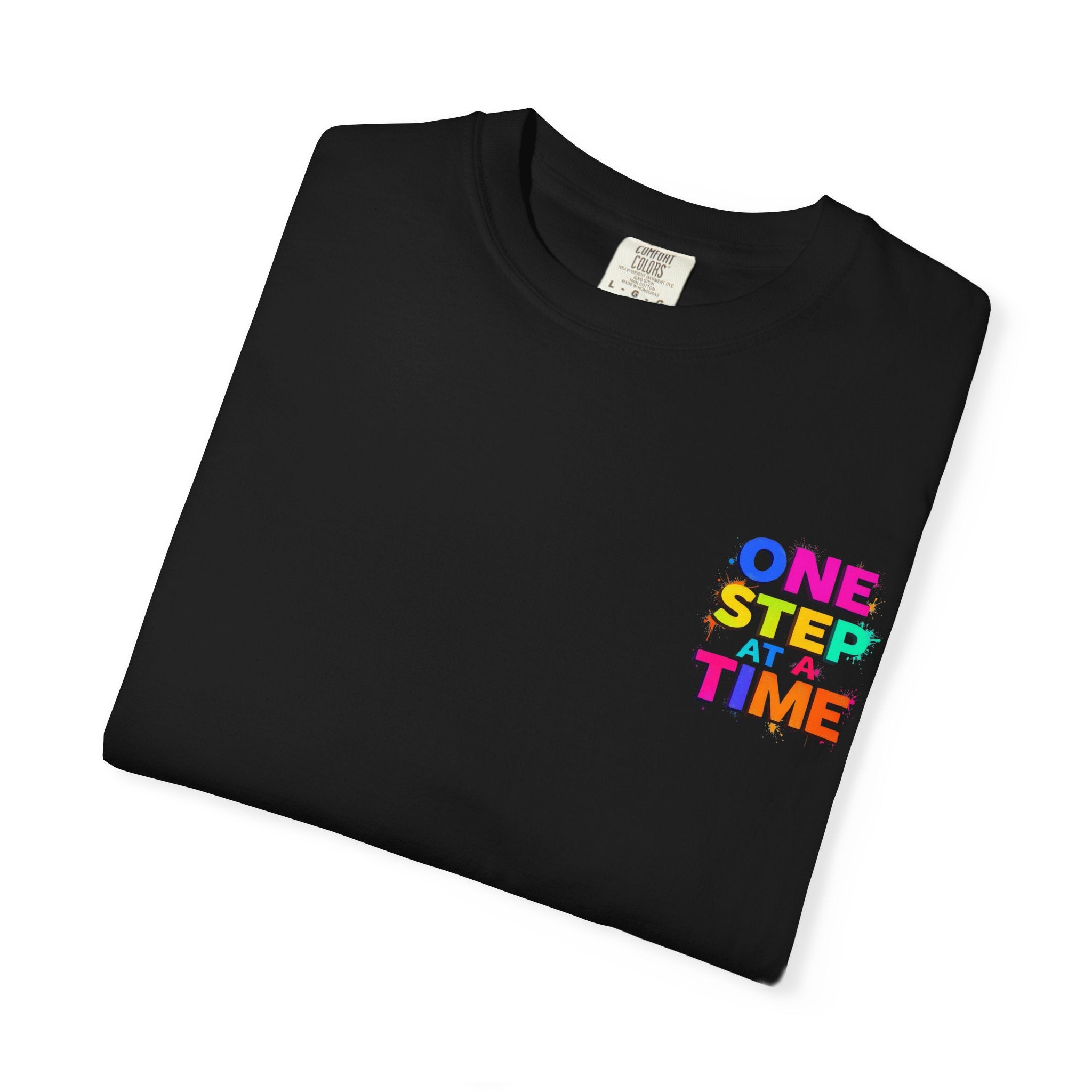 One Step at a Time Graphic T-Shirt, Unisex Vintage Tee, Perfect for Festivals, Beach Days, and Casual Wear, Gift for Sun Lovers