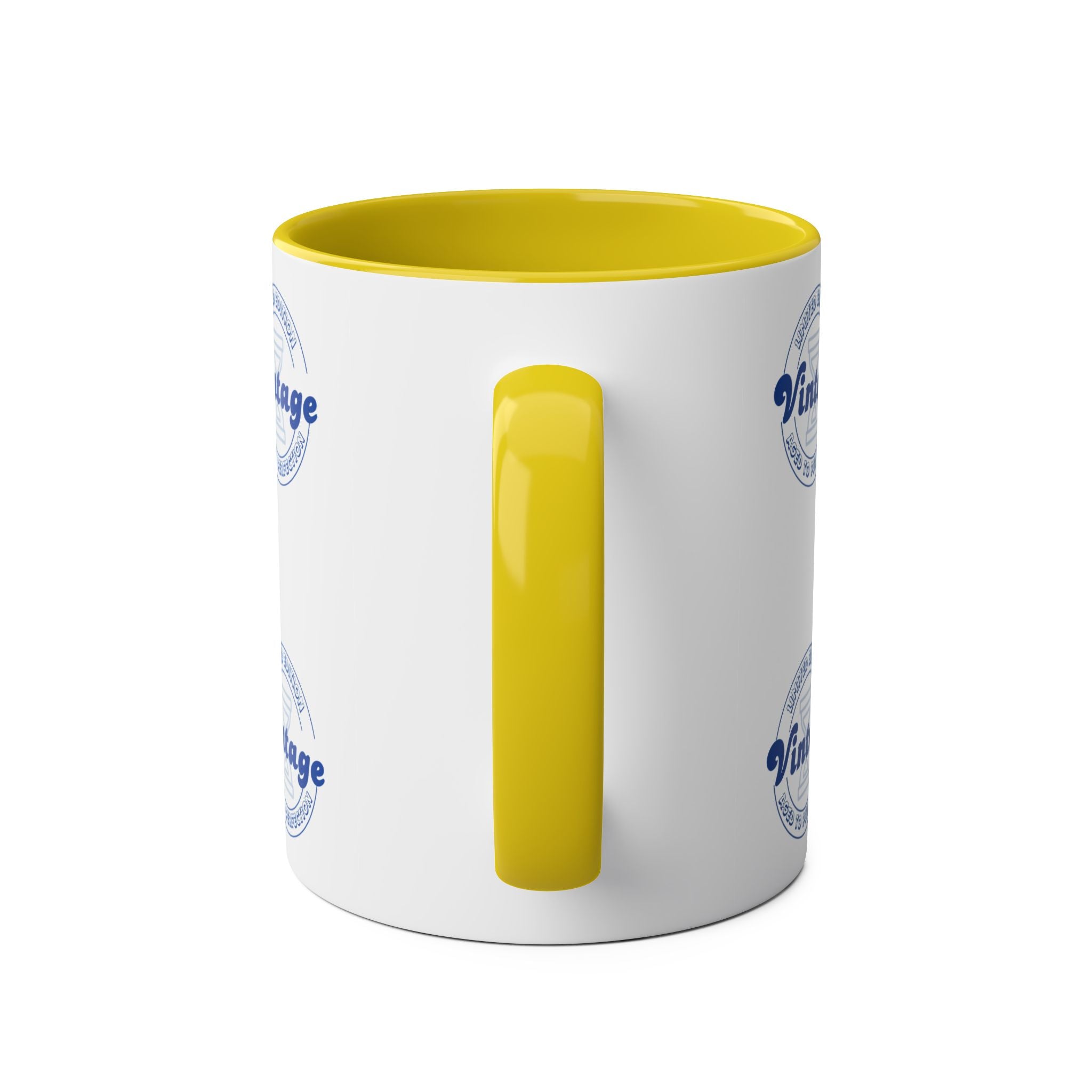 Vintage Limited Edition Two-Tone Coffee Mug - Aged to Perfection