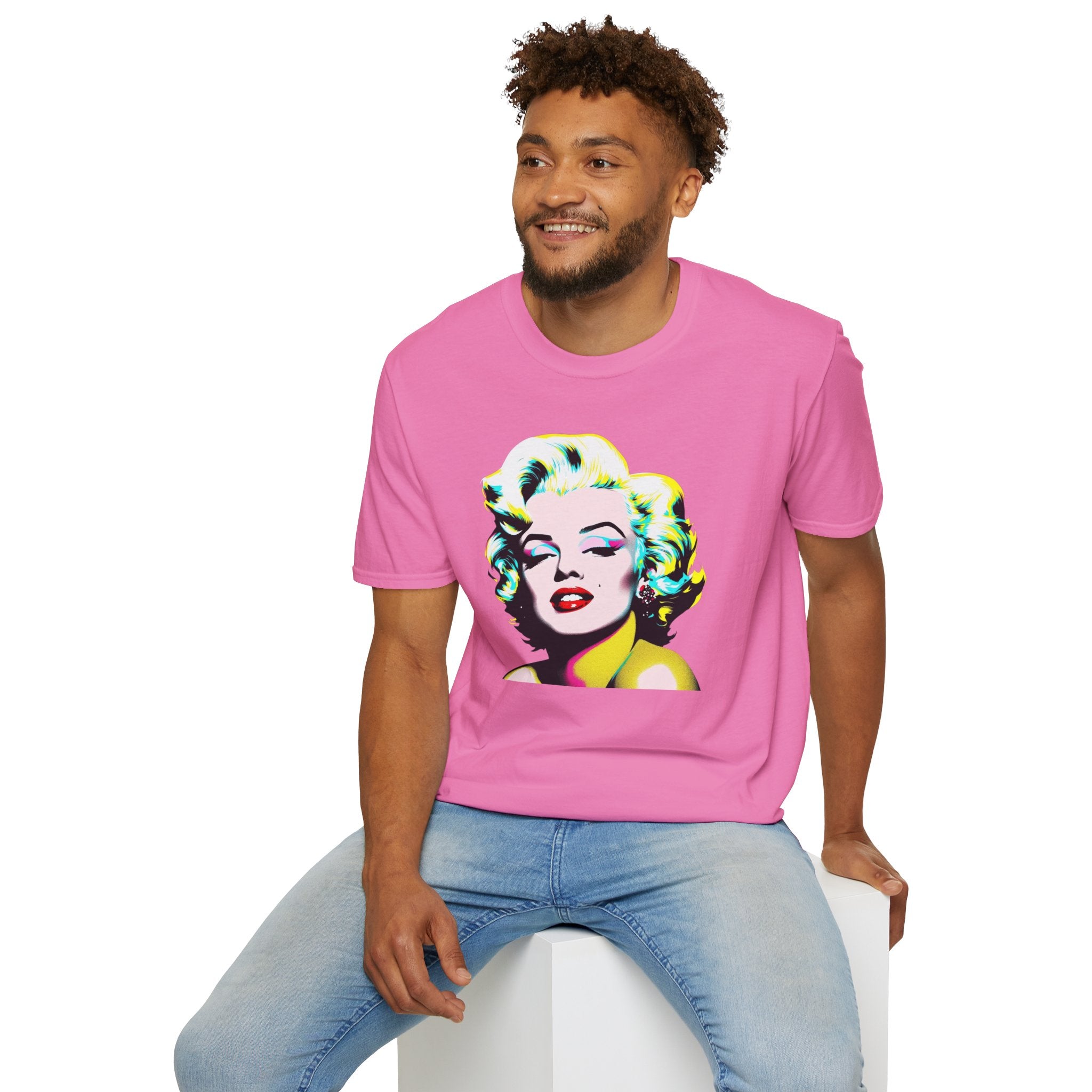Pop Art Marilyn Monroe Unisex T-Shirt, Retro Tee, Vintage Style Shirt, Gift for Her, 90s Nostalgia Fashion
