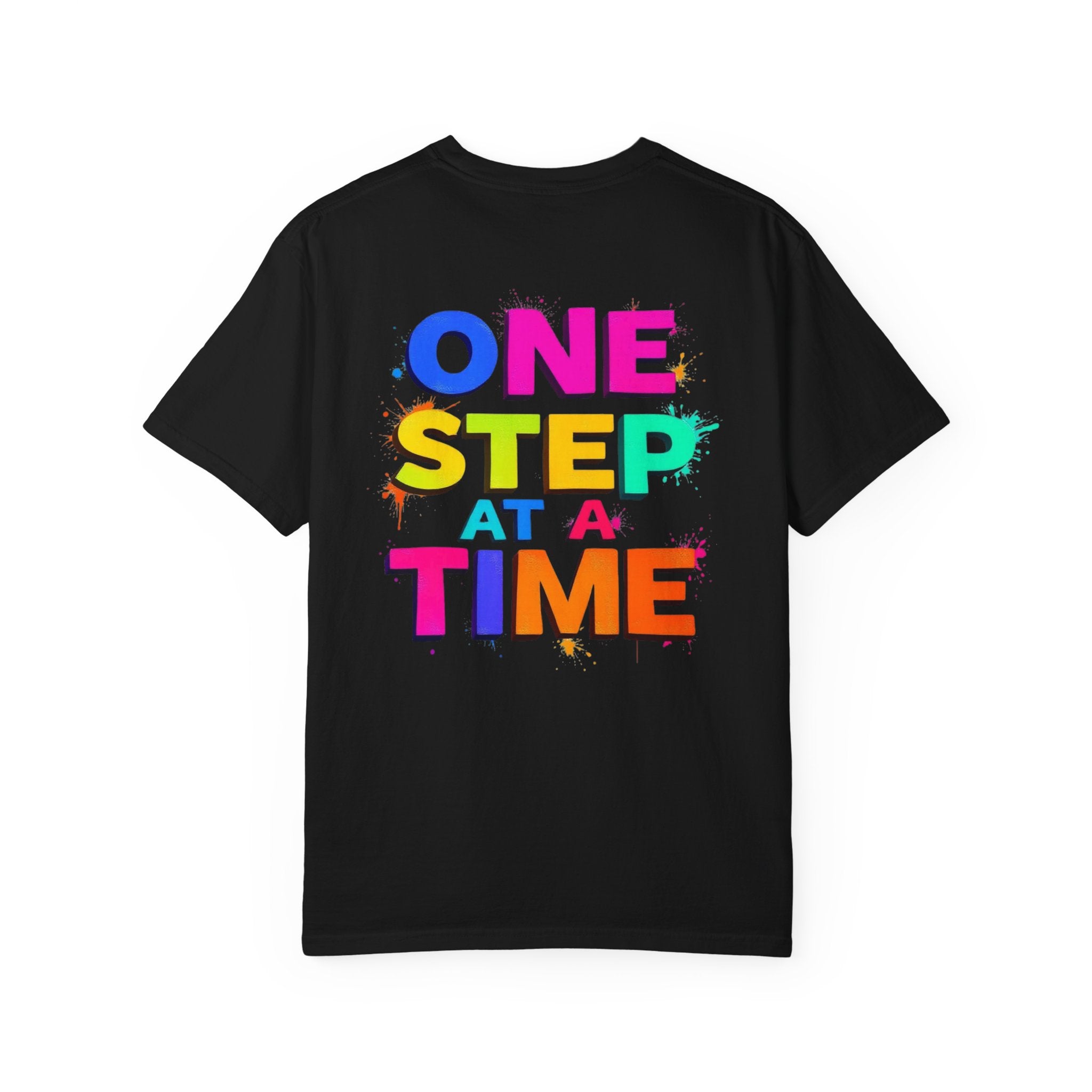 One Step at a Time Graphic T-Shirt, Unisex Vintage Tee, Perfect for Festivals, Beach Days, and Casual Wear, Gift for Sun Lovers