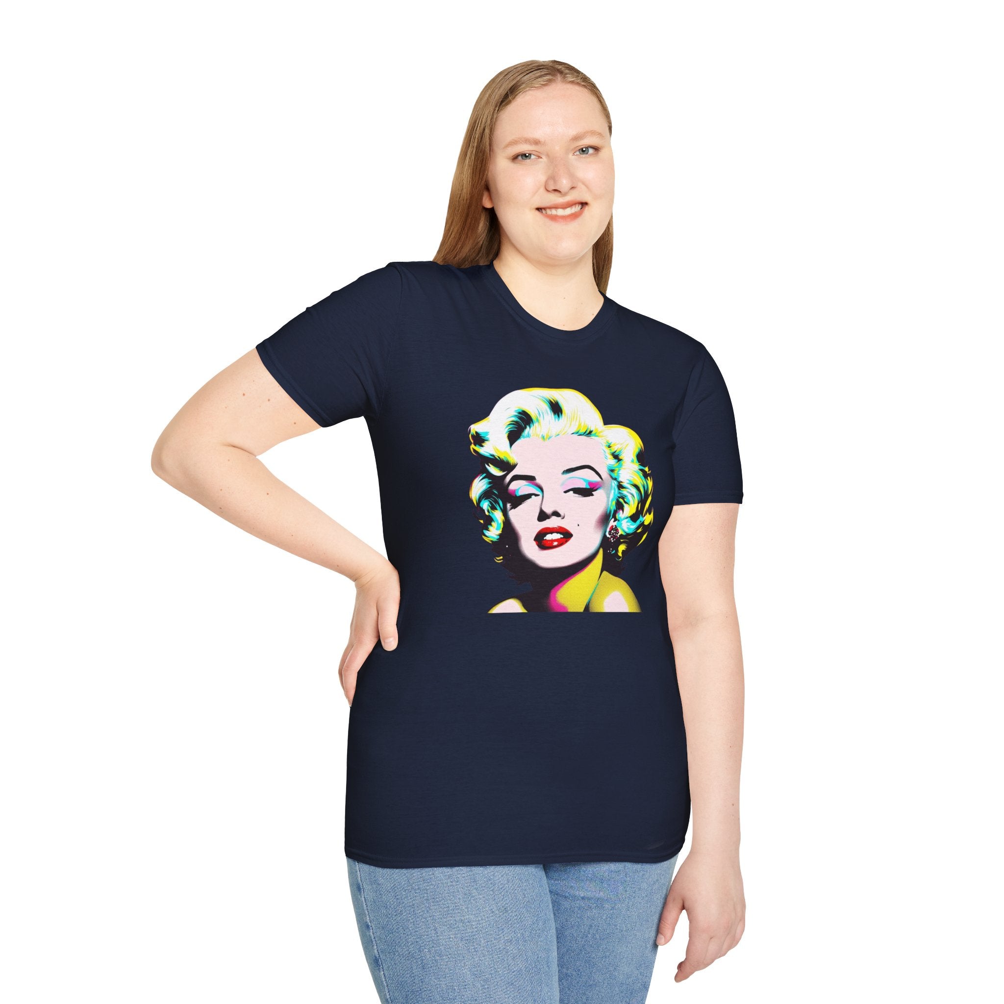 Pop Art Marilyn Monroe Unisex T-Shirt, Retro Tee, Vintage Style Shirt, Gift for Her, 90s Nostalgia Fashion