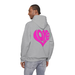Cozy Love Heart Hoodie | Unisex Sweatshirt for Valentine's Day, Gift for Her, Celebrations, Casual Wear, Anniversary