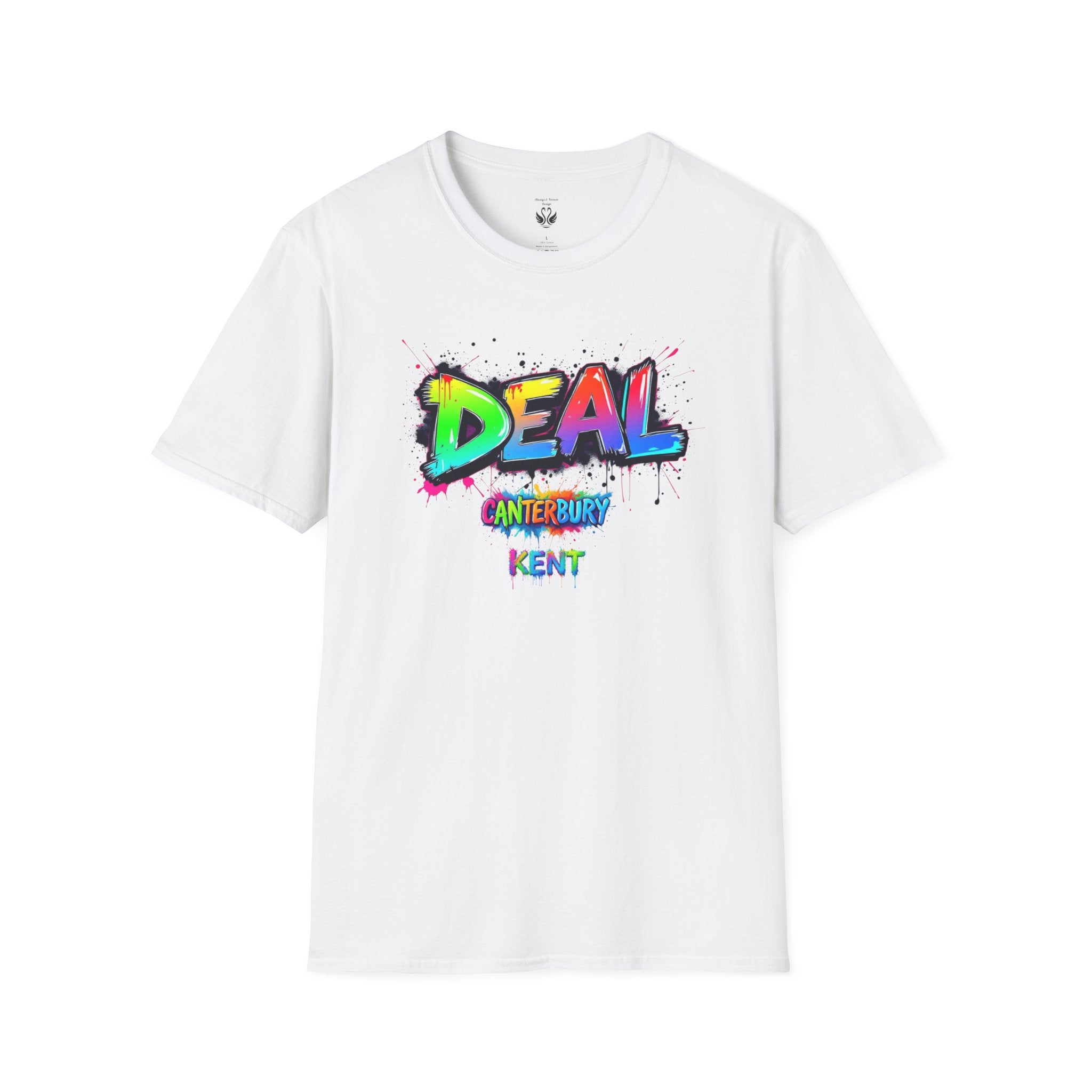 Colorful Graffiti Unisex T-Shirt, Trendy Streetwear Tee, Fun Casual Wear, Gift for Art Lovers, Summer Outfit