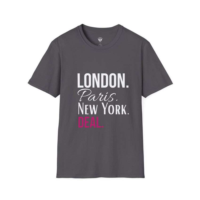City Life Unisex T-Shirt - London, Paris, New York Deal Graphic Tee, Travel Fashion, Urban Style, Gift for Wanderlust, Streetwear
