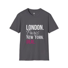 City Life Unisex T-Shirt - London, Paris, New York Deal Graphic Tee, Travel Fashion, Urban Style, Gift for Wanderlust, Streetwear