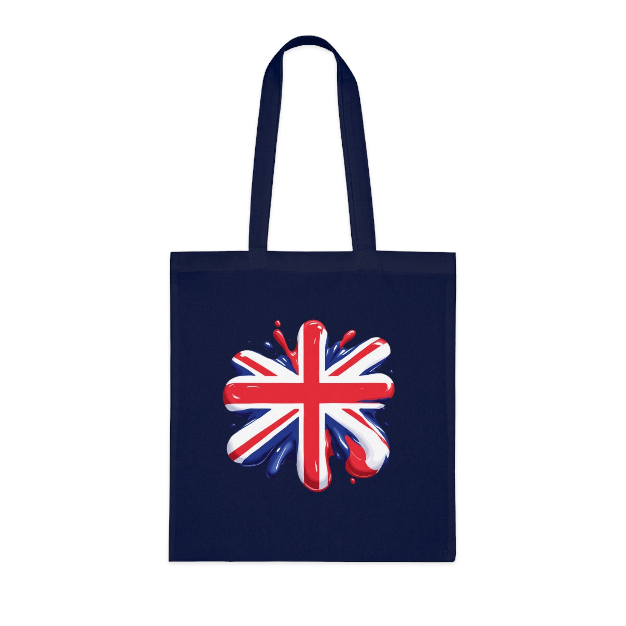 Union Jack Cotton Tote Bag, British Flag Tote, Eco-Friendly Shopping Bag, Travel and Everyday Use Bag, Gift for Patriots