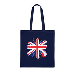 Union Jack Cotton Tote Bag, British Flag Tote, Eco-Friendly Shopping Bag, Travel and Everyday Use Bag, Gift for Patriots
