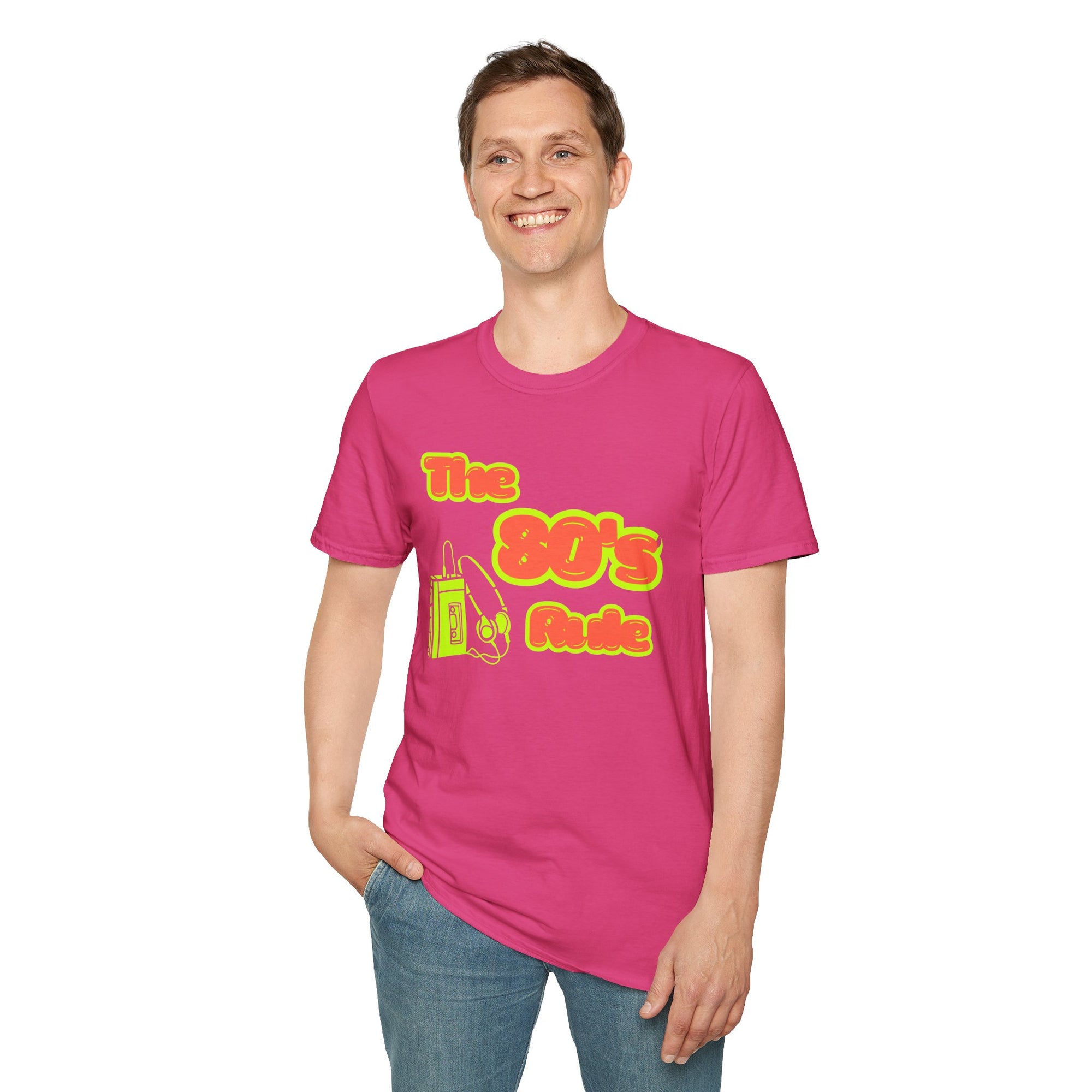 Retro 80's Rule Unisex T-Shirt, Vintage Tee, 80s Inspired Apparel, Casual Wear, Gift for Retro Lovers