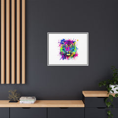 Vibrant Tiger Canvas Print - Framed Art for Bold Decor