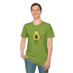 Cute Avocado Tee, Fun T-Shirt for Foodies, Gift for Friends, Cute Apparel, Casual Wear, Summer Outfit
