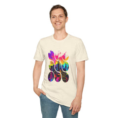 Vibrant Abstract Art T-Shirt | Unisex Graphic Tee, Casual Wear, Birthday Gift, Art Lovers Gift, Unique Fashion Statement
