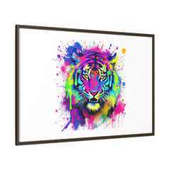Vibrant Tiger Canvas Print - Framed Art for Bold Decor