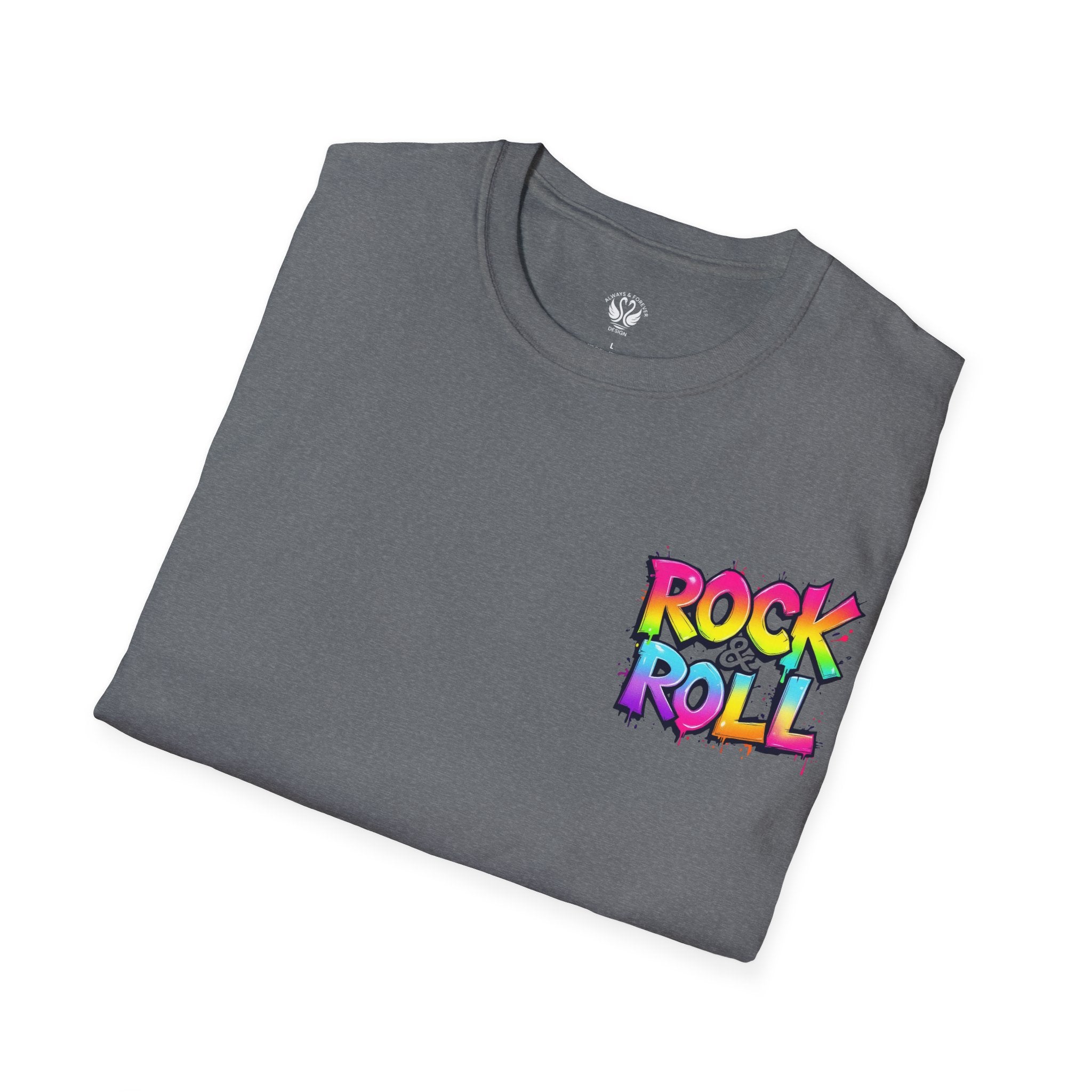 Colorful Rock & Roll Unisex T-Shirt, Vintage Music Tee, Festival Shirt, Gift for Music Lovers, Concert Apparel