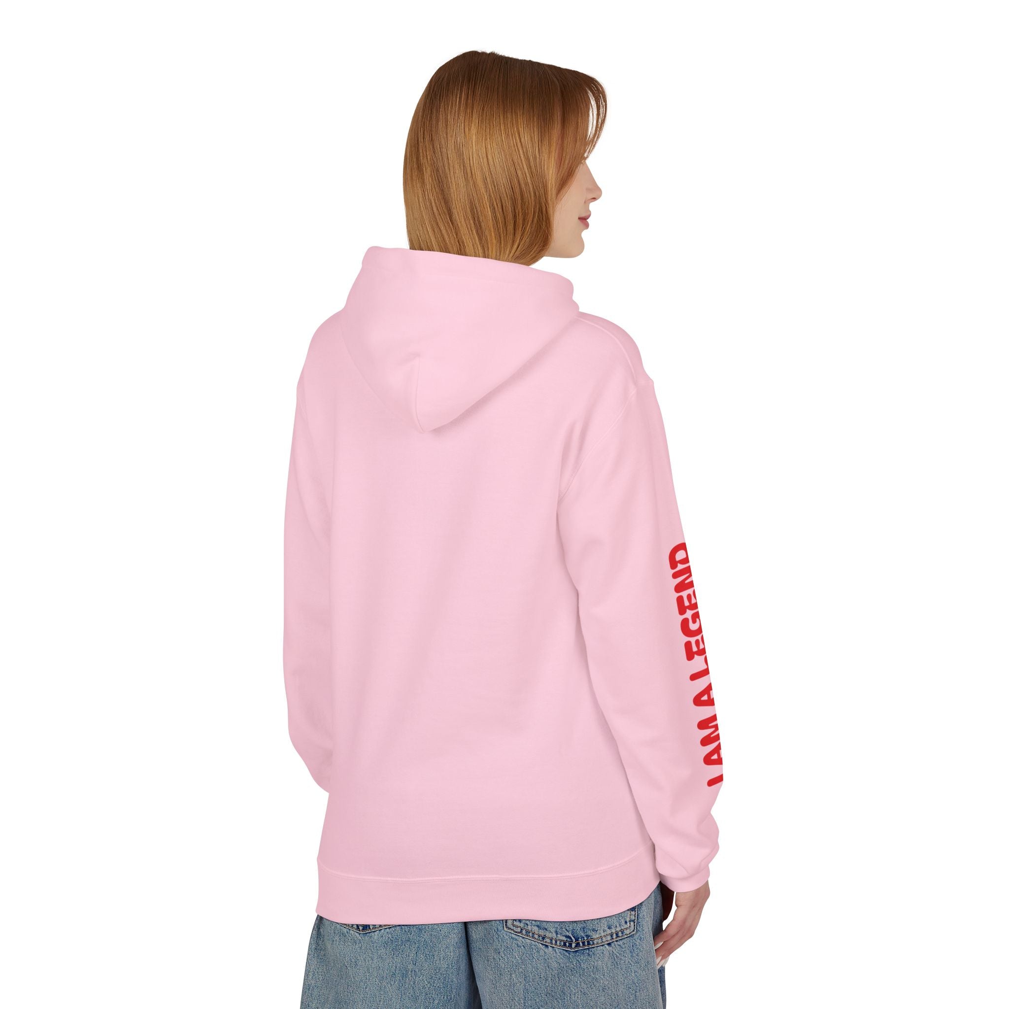 Legendary Spirit Hoodie - Unisex Fleece Sweatshirt, Motivational Gift, Trendy Streetwear, Perfect for Casual Days, Unique Statement Piece