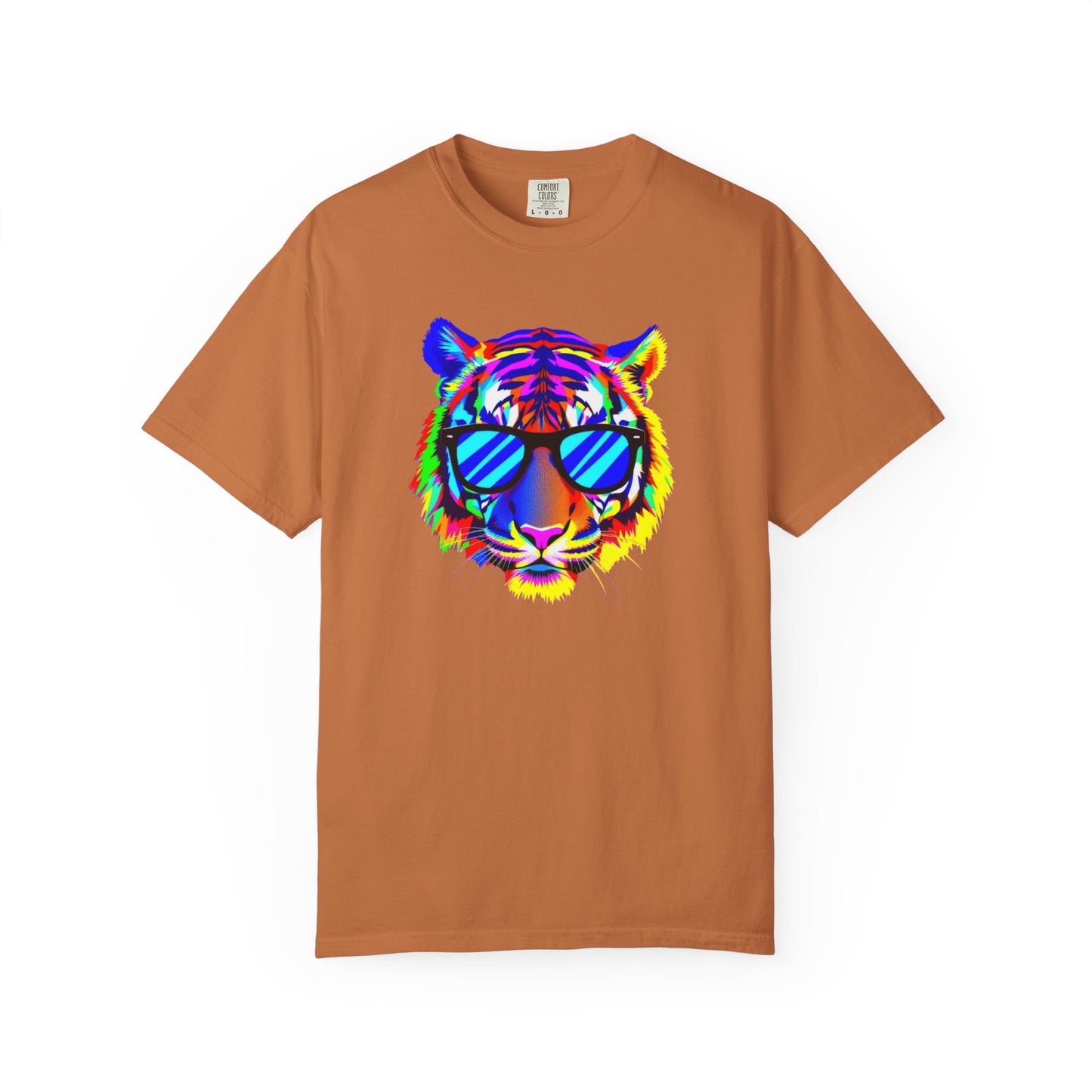 Vibrant Tiger Graphic T-Shirt - Unisex, Cool & Colorful Design