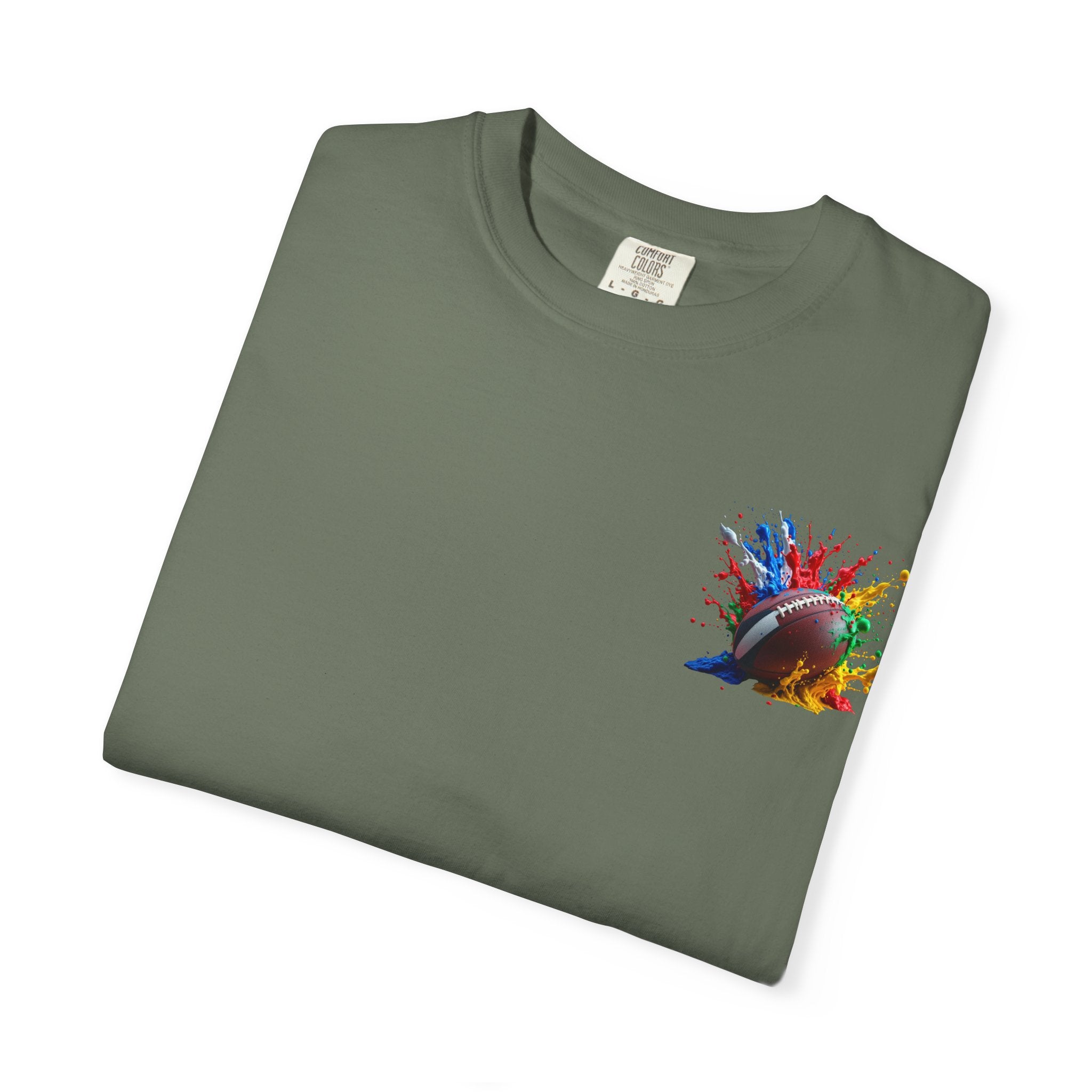 Rugby Ball Graphic T-Shirt, Unisex Vintage Tee, Perfect for Festivals, Beach Days, and Casual Wear, Gift for Sun Lovers