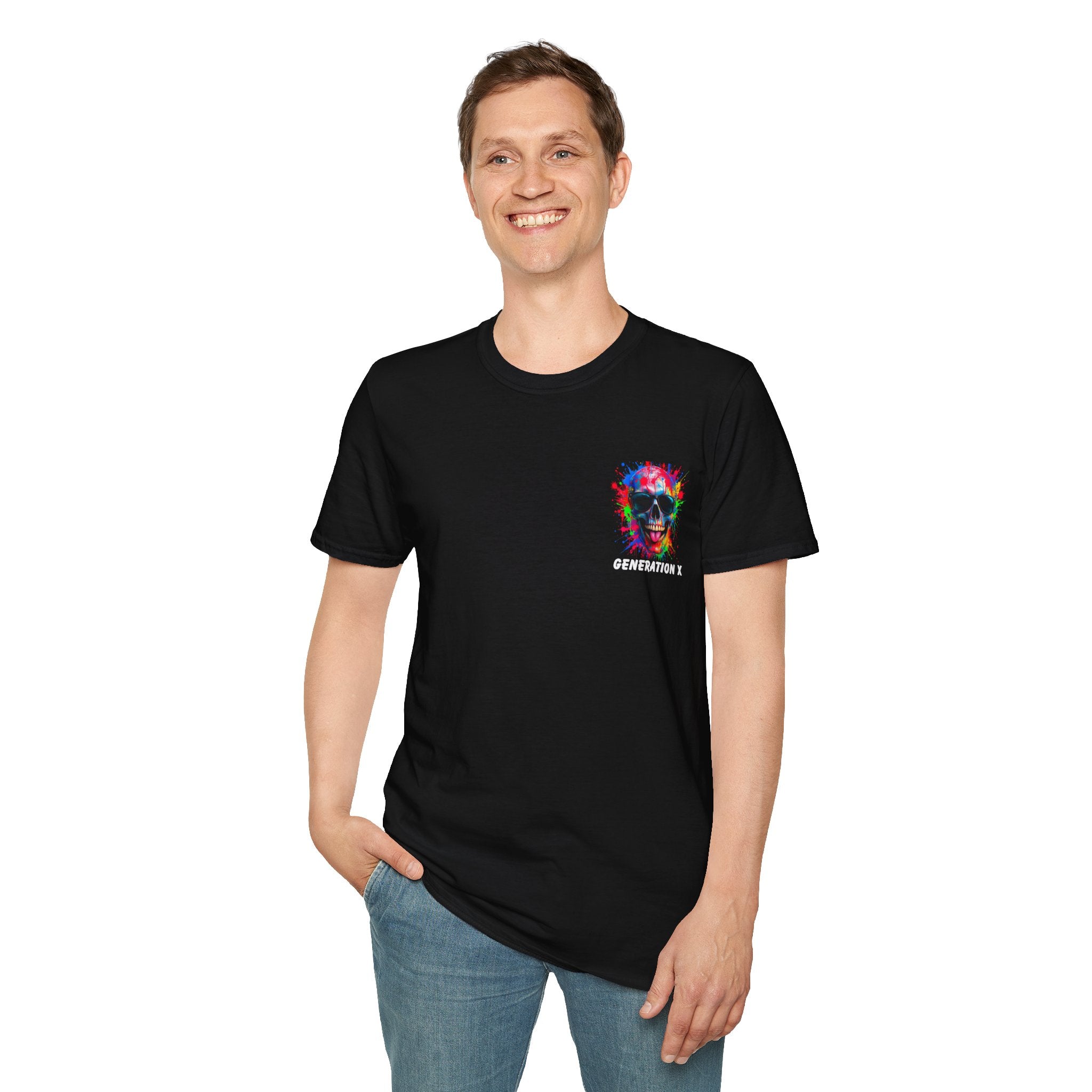Retro Skull Experience T-Shirt, Vintage Graphic Tee, Made in 1969 Apparel, Fun Gift for Birthdays, Casual Wear, Universal Style