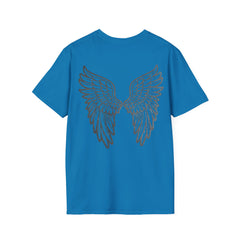 Angel Wings Unisex T-Shirt, Softstyle Tee, Cute Gift, Casual Wear, Inspirational Shirt, Everyday Comfort