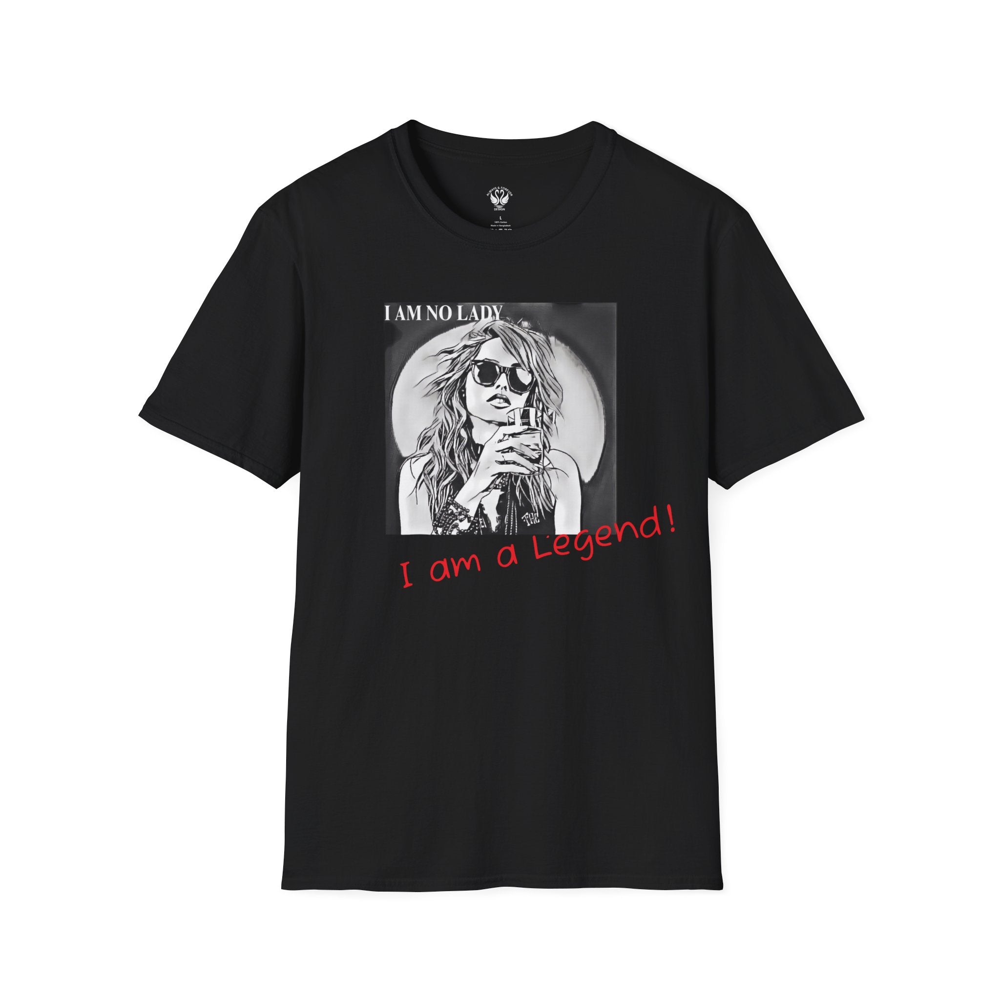 Legendary Attitude T-Shirt, Casual Graphic Tee, Statement Shirt, Gift for Fans, Trendy Unisex Wear